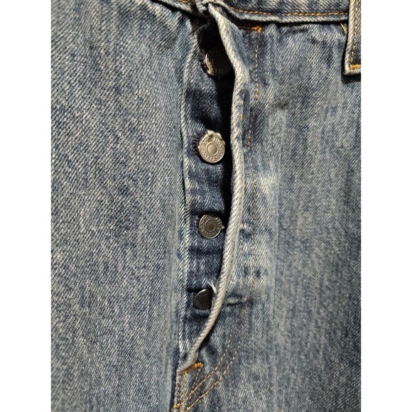 Levi 501 Jeans 36x30 Mens Straight Leg RARE Blank Red Label - Picture 8 of 10